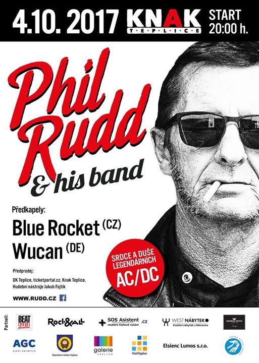 PHIL RUDD + Blue Rocket - Teplice