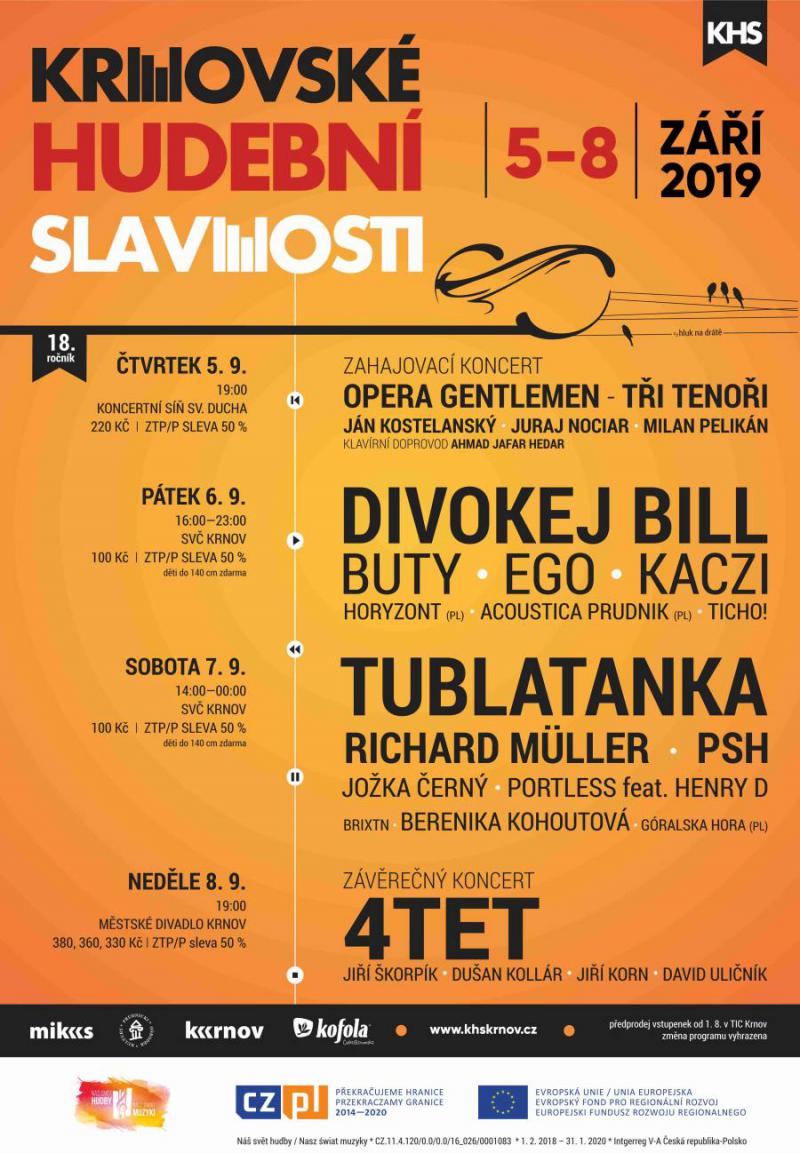 Krnovské hudební slavnosti 2019 - Krnov
