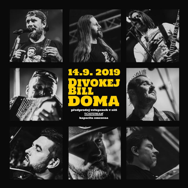 Divokej Bill zahraje DOMA – tradiční koncert v domovských Úvalech proběhne 14. září 2019