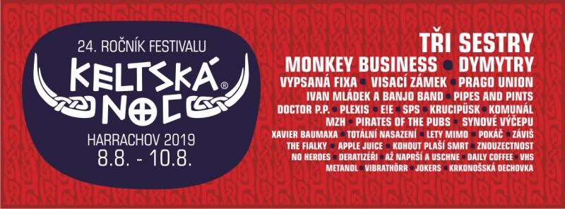 KELTSKÁ NOC 2019. 24. ročník festivalu Keltská noc proběhne 8.–10.8.2019 v Harrachově