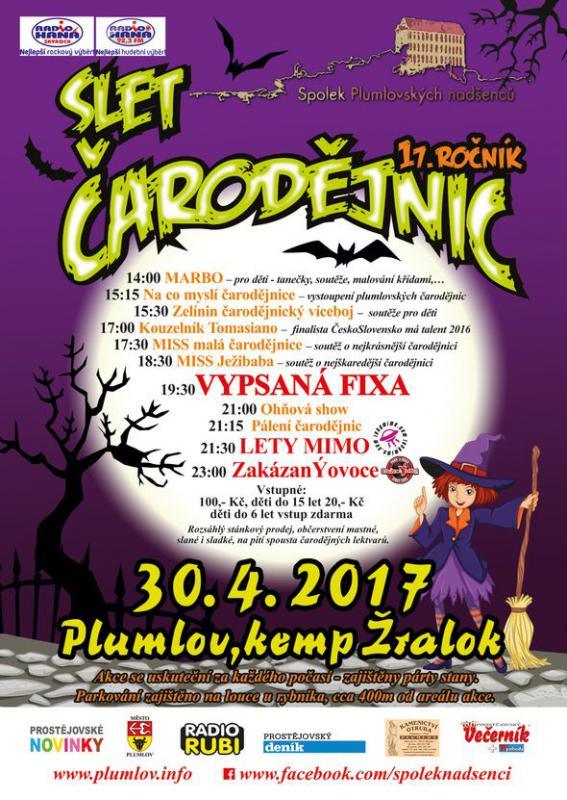 Slet čarodějnic 2017 - Plumlov