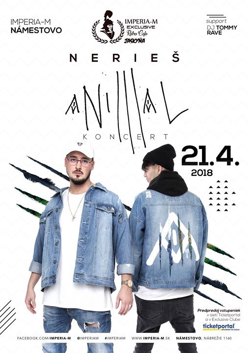 Nerieš - Animal TOUR - Námestovo