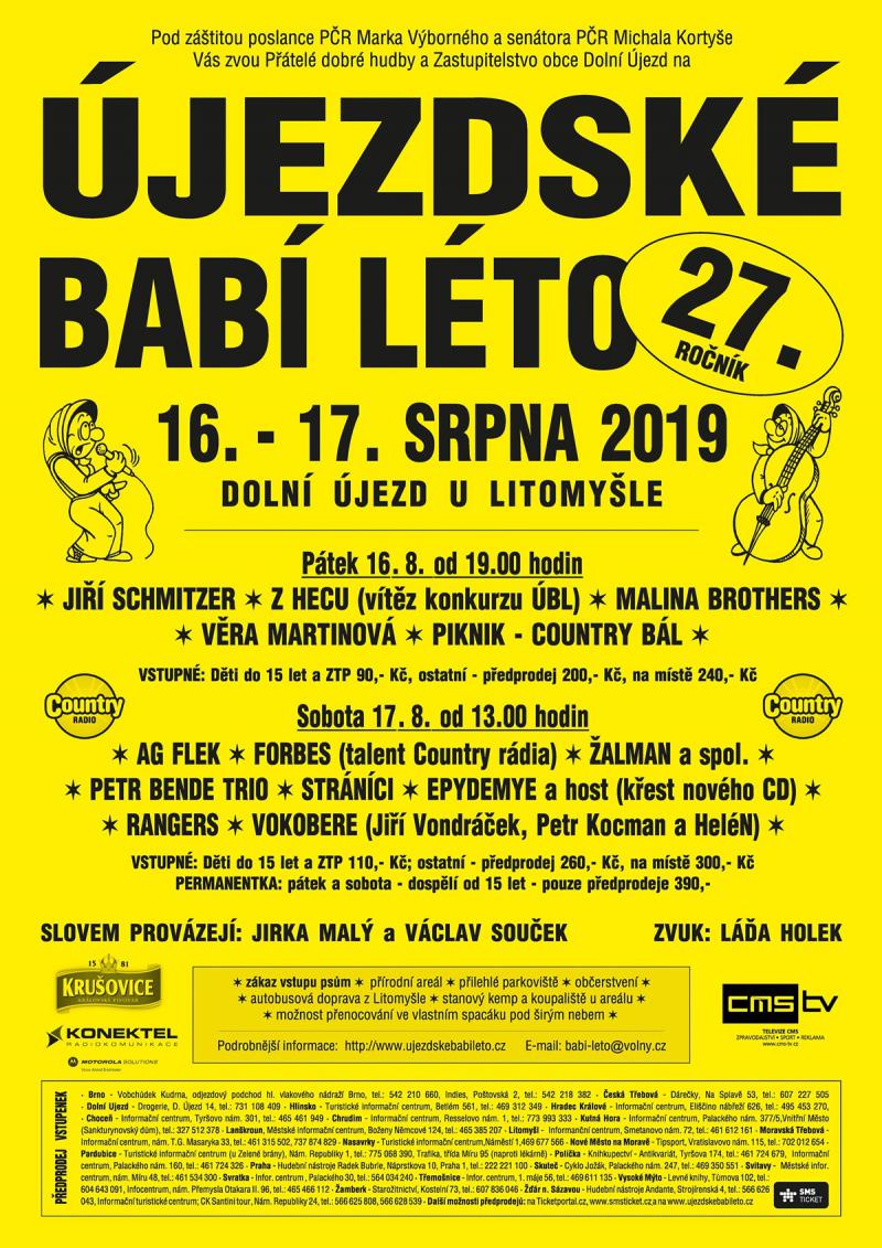 Újezdské babí léto 2019 - Dolní Újezd