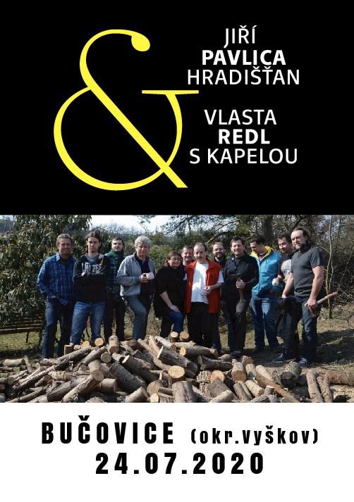 Jiří Pavlica a Hradišťan + Vlasta Redl s kapelou - Bučovice