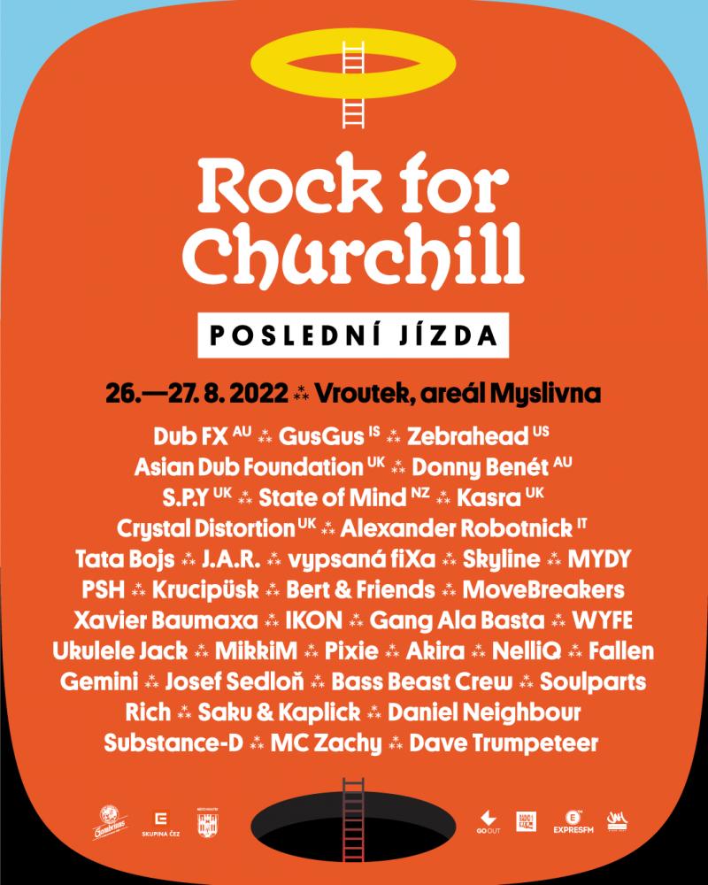 Rock for Churchill 2022 - poslední jízda - Vroutek