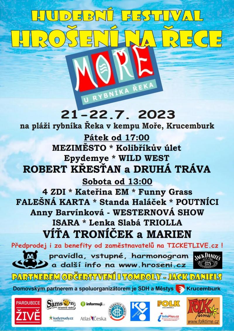 Hudební festival Hrošení na řece - Krucemburk