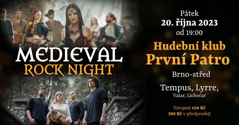 Medieval Rock Night - Tempus + LYRRE (PL) + Valar (SK) + Lichočar - Brno