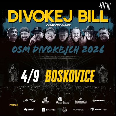 Divokej Bill - Osm divokejch 2026 - Boskovice