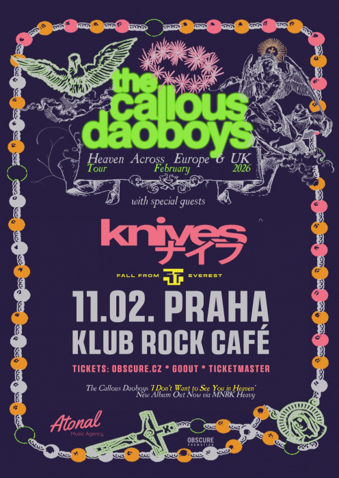 The Callous Daoboys + Knives + Fall from Everest - Praha