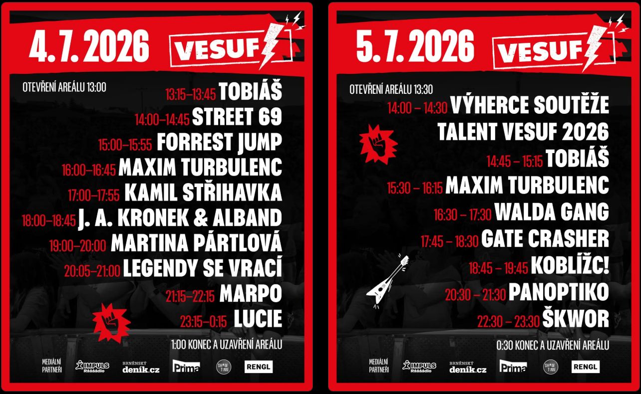 Vesuf Fest 2026 - Velenov