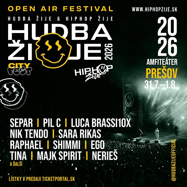 Hudba žije 2026 - Prešov