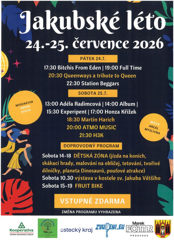 Jakubské léto 2026 - Vroutek