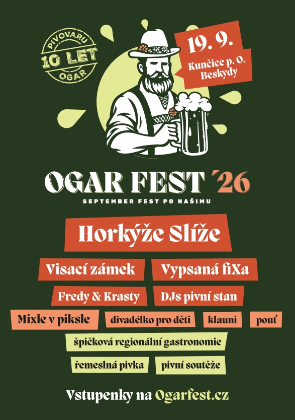 Ogar Fest 2026 - Kunčice pod Ondřejníkem