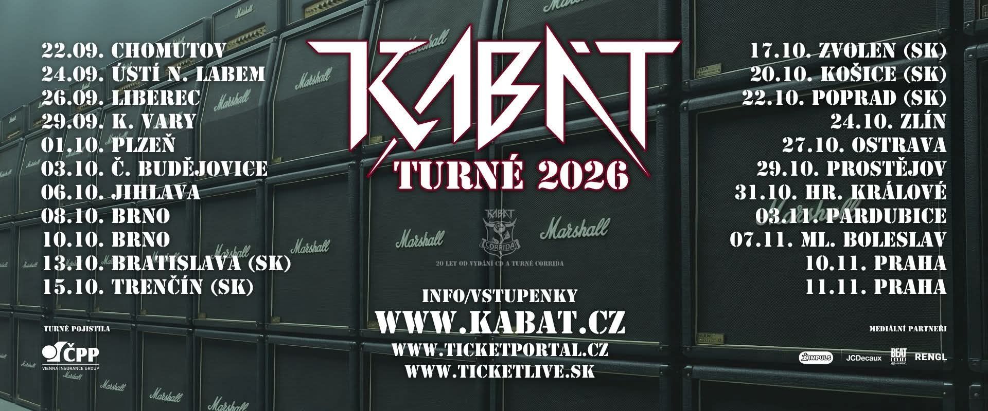 Kabát - Turné 2026 - Ústí nad Labem