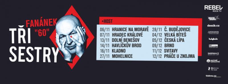 Tři sestry - Fanánek „60“ Tour 2026 - Hranice