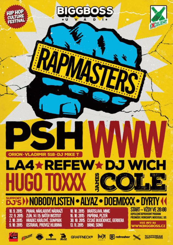 RAPMASTERS TOUR 2015