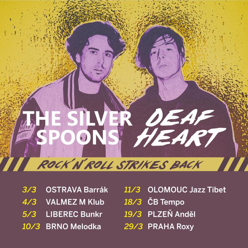 The Silver Spoons + Deaf Heart - Rocknroll strikes back - Praha
