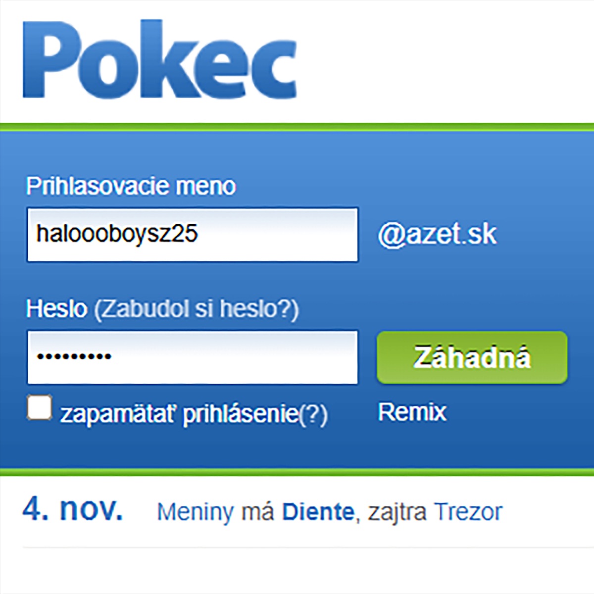 Záhadná – remix (feat. Diente)