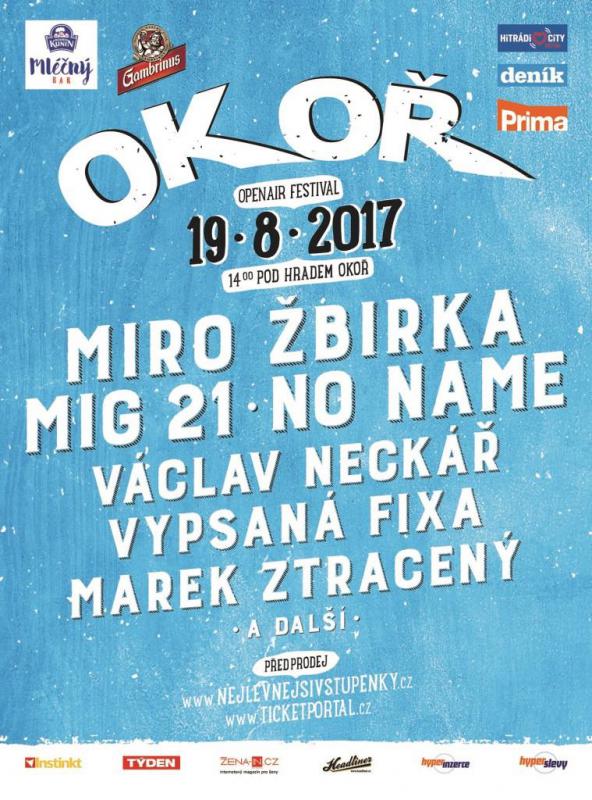 Zahrát si na Okoři je pro nás něco výjimečnýho,“ říká kapela MIG 21 a těší se na 17. ROČNÍK FESTIVALU OKOŘ (19. 8.)