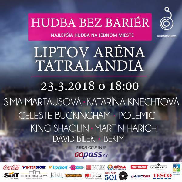 K Hudbe bez bariér sa v roku 2018 pripoja ďalšie veľké osobnosti