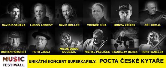 UNIKÁTNÍ POCTA ČESKÉ ROCKOVÉ KYTAŘE, KYTARISTA WHITESNAKE NEBO MEZINÁRODNÍ JAM VŠECH HVĚZD FESTIVALU. MUSIC FESTIWALL ODTAJŇUJE CELÝ PROGRAM