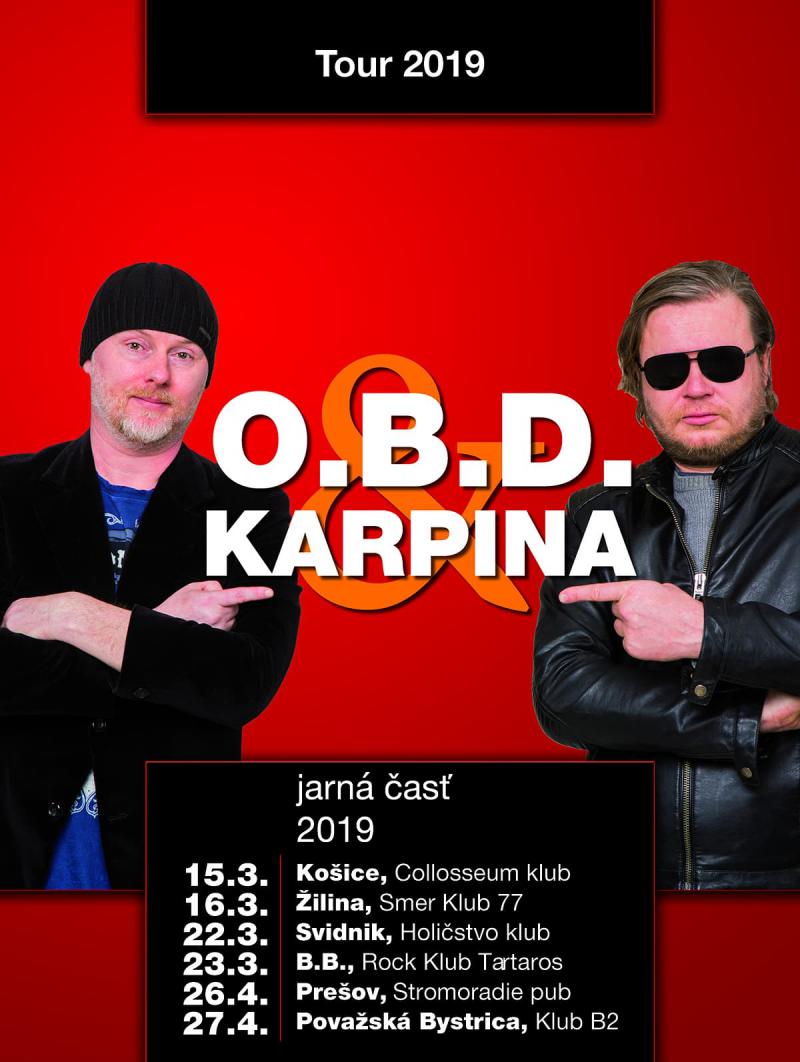O.B.D. a Karpina idú spolu na turné