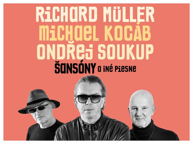 Richard Müller, Michael Kocáb a Ondřej Soukup pripravujú repertoár spoločného turné