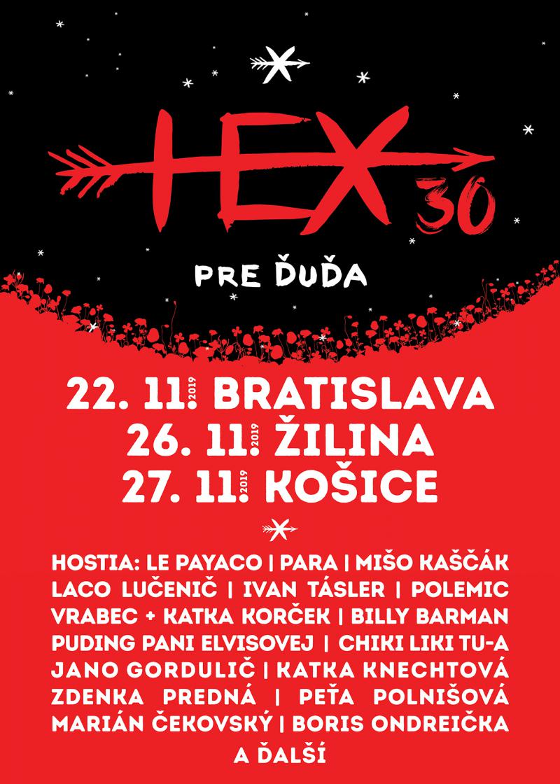 Skupina HEX si na výročných koncertoch zaspomína na Ďuďa