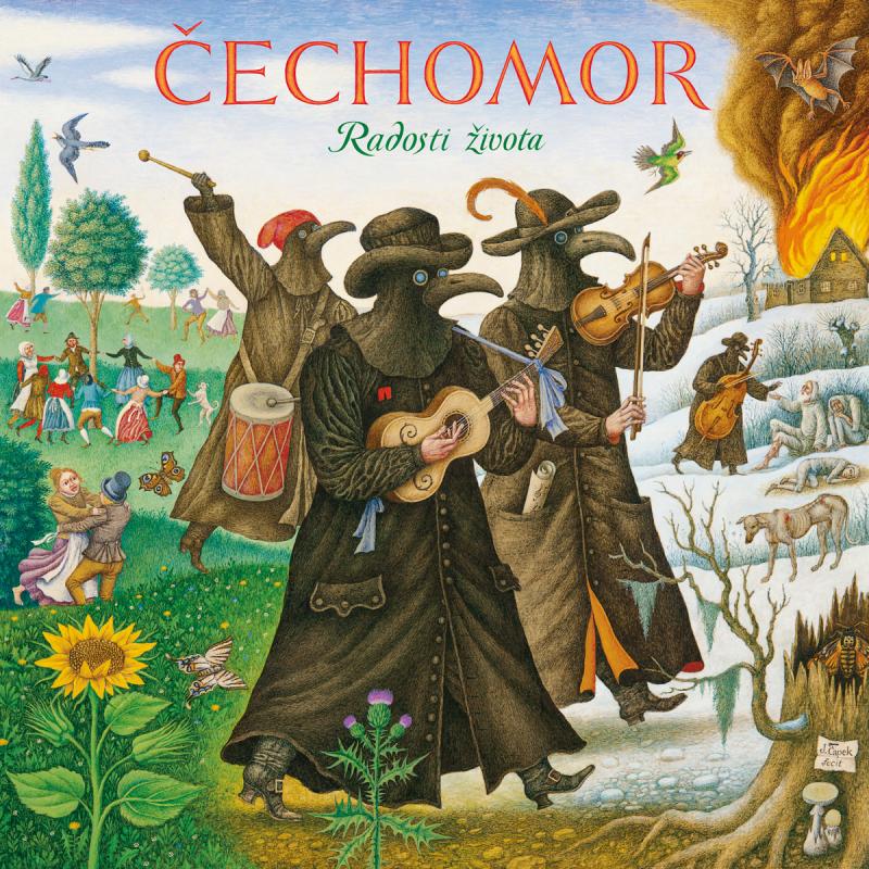 Skupina ČECHOMOR neklesá na mysli a vydává novinkové album Radosti života