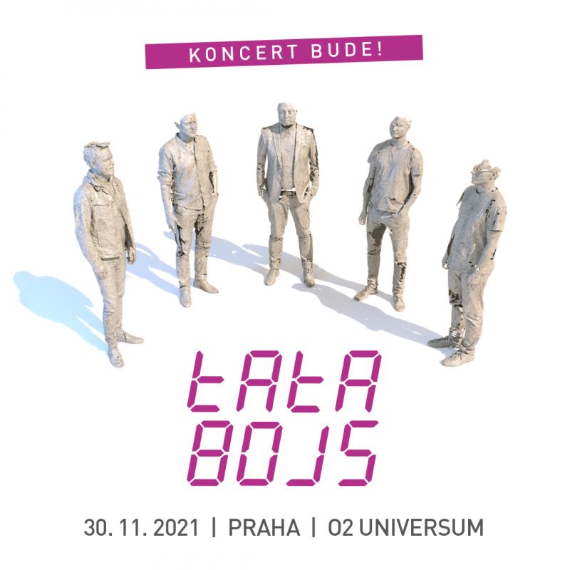 TATA BOJS  tančí jak 220 Travoltů a zvou do OuTů. Výjimečný koncert a křest se uskuteční v novém termínu 30. 11. 2021.