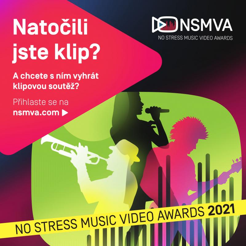 Šance přihlásit klip do No Stress Music Video Awards 2021 už jen do konce února