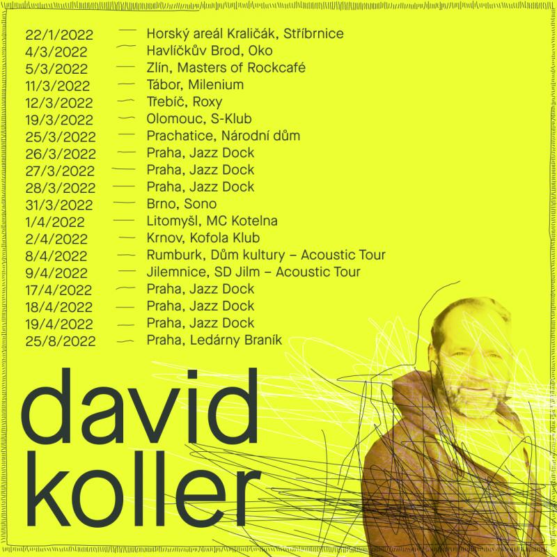 David Koller jede do klubů, přiveze nové písničky na vinylu a připravuje nový ročník Koller Festu