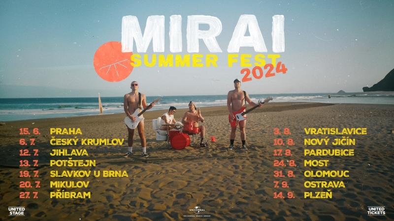 Mirai začali své největší turné.  Vyprodané ostravské hokejové hale oznámili unikátní MIRAI SUMMER FEST 2024 a odstartovali jeho prodej