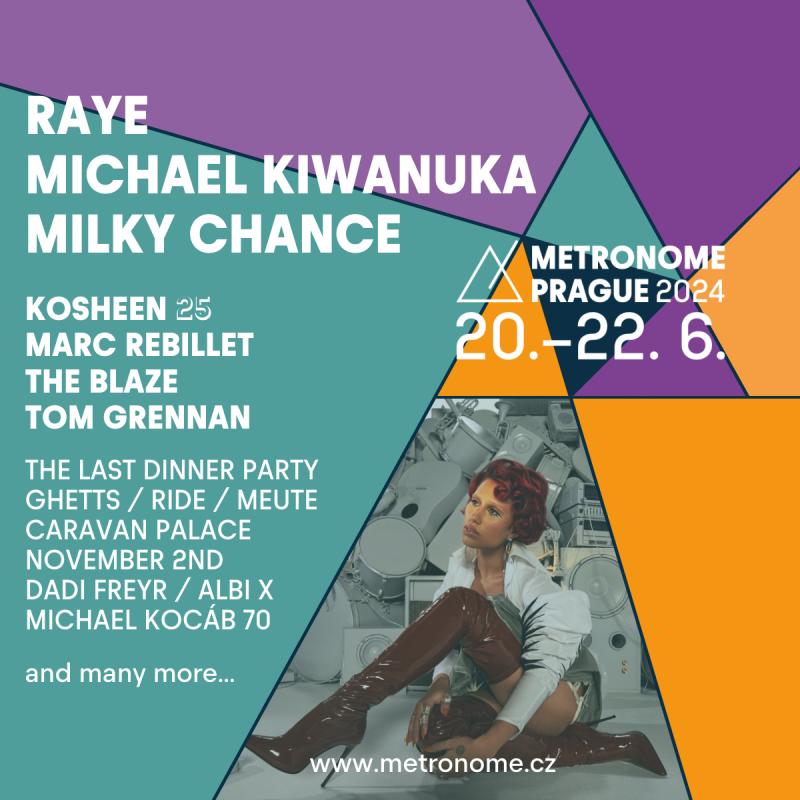 Metronome Prague 2024: Velkolepou oslavu 25 let kapely Kosheen ozdobí duet zpěvaček Sian a Aiko