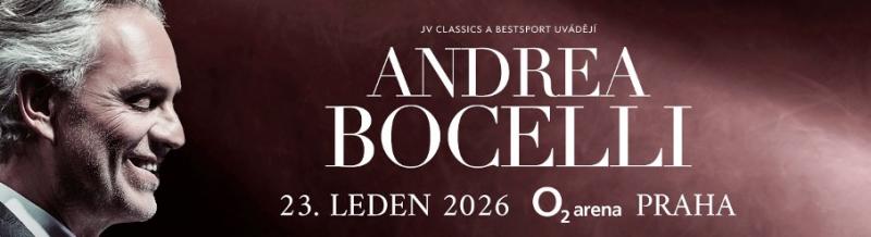 Andrea Bocelli už zítra vydává nové album. V roce 2026 se chystá do Prahy