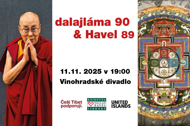 V úterý se uskuteční v pražském Vinohradském divadle slavnostní večer věnován oslavě 90. narozenin Jeho Svatosti dalajlámy